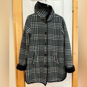 IKE BEHAR Houndstooth Women's Winter Coat